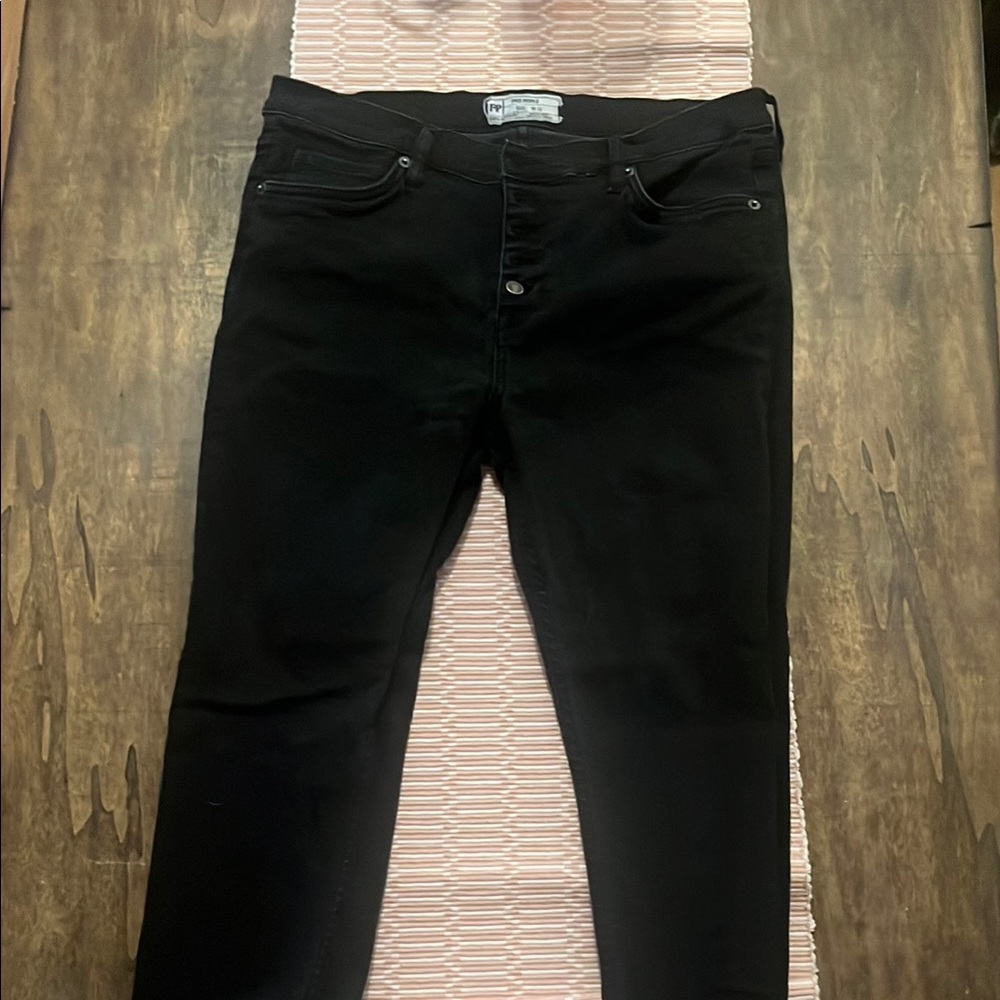 Free people Black Skinny Jeans for Women